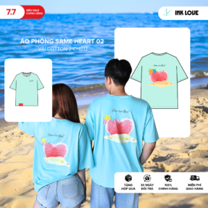 Áo phông Ink Love Same heart02 Unisex