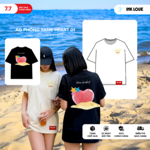 Áo phông Ink Love Same heart 01 Unisex