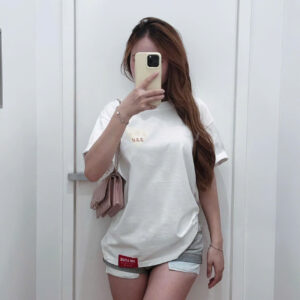 áo phông rộng giấu bụng cho nữ